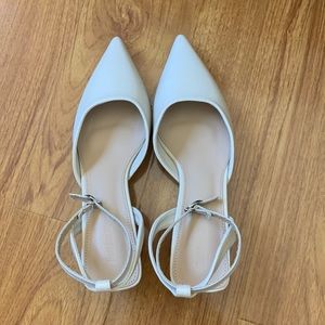 Elegant women herels. Creamy color.